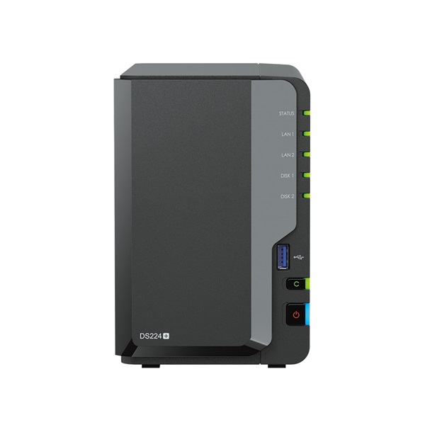 Synology DiskStation DS224+ (2GB) 2x SSD/HDD NAS + regisztrációs kártya