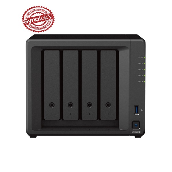 Synology DiskStation DS923+ (4GB) 4x SSD/HDD NAS + regisztrációs kártya