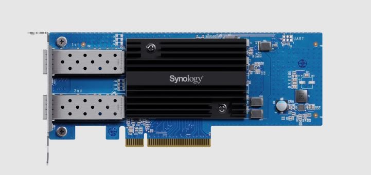 Synology E25G30-F2 2x 25Gbites SFP28 hálózati kártya