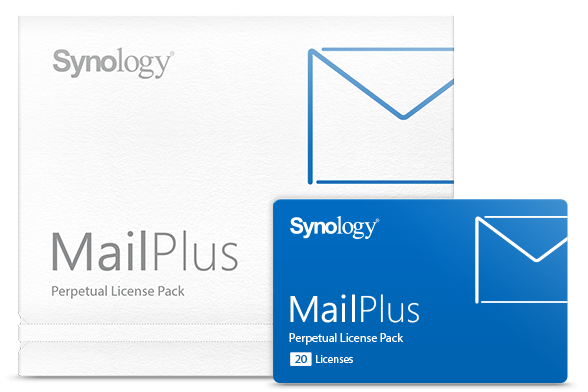 Synology MailPlus 1év/20 email-fiókhoz license pack