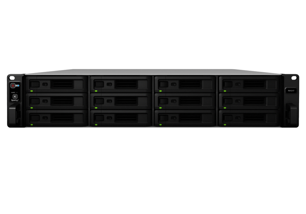 Synology RX1217 12x SSD/HDD 2U NAS tárhelybővítő