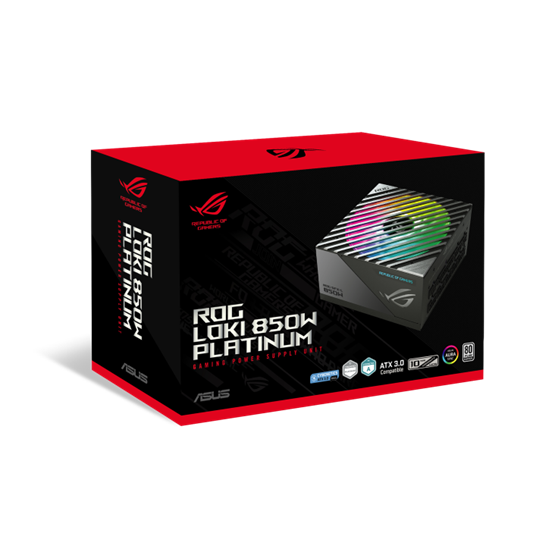 TÁP Asus ROG Loki 850W Platinum tápegység - moduláris - ROG-LOKI-850P-SFX-L-GAMING