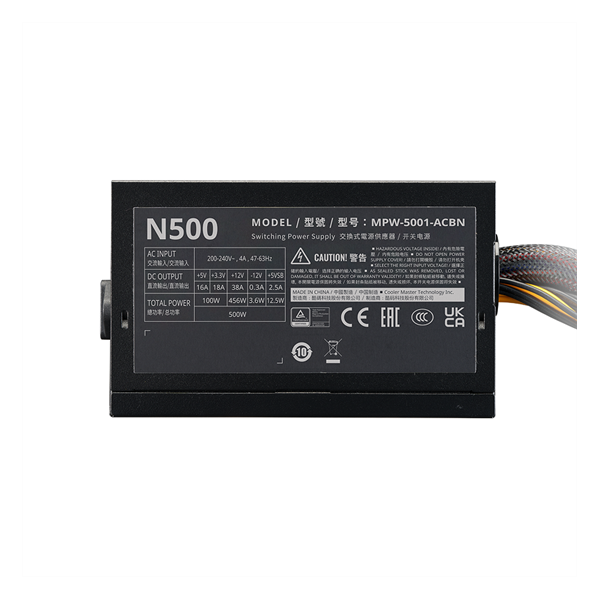 TÁP Cooler Master 500W - Elite NEX N500 230V - MPW-5001-ACBN-BEU