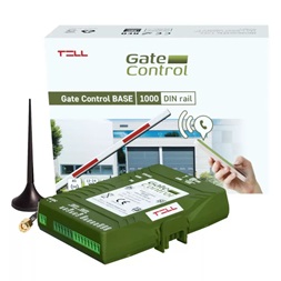 TELL Gate Control PRO 1000 4G - DIN-Rail, GSM-alapú távvezérlő elektromos kapukhoz és sorompókhoz