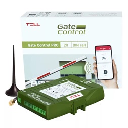 TELL Gate Control PRO 20 4G - DIN-Rail, GSM-alapú távvezérlő elektromos kapukhoz és sorompókhoz