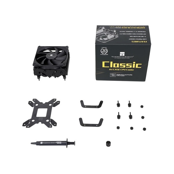 THERMALRIGHT AXP-90 X47 BLACK processzor hűtő fekete