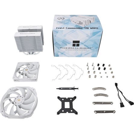 THERMALRIGHT FROST COMMANDER 140 WHITE processzor hűtő fehér