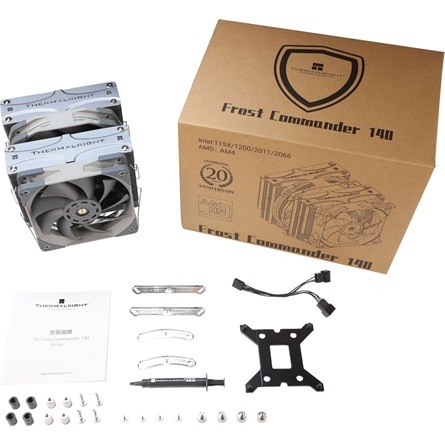 THERMALRIGHT FROST COMMANDER 140 processzor hűtő aluminium