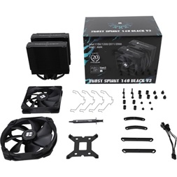 THERMALRIGHT Frost Spirit 140 BLACK V3 processzor hűtő fekete