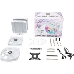 THERMALRIGHT Frost Spirit 140 WHITE V3 ARGB processzor hűtő fehér