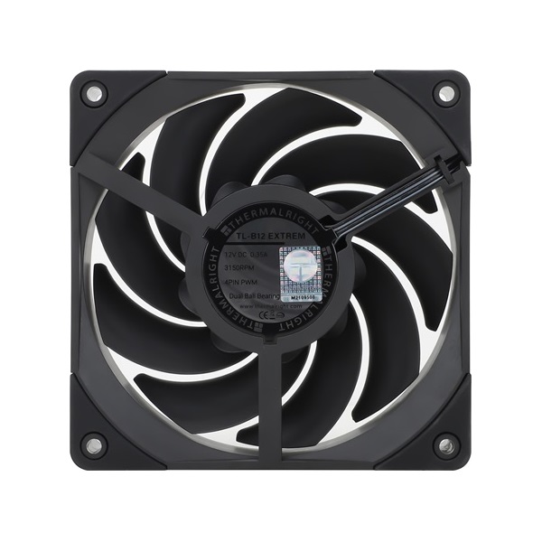 THERMALRIGHT TL-B12 EXTREM rendszerhűtő ventilátor fekete