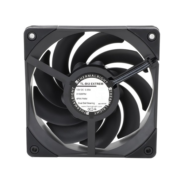 THERMALRIGHT TL-B12 EXTREM rendszerhűtő ventilátor fekete