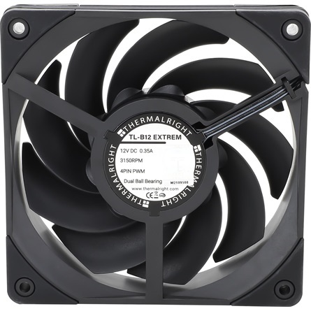 THERMALRIGHT TL-B12 EXTREM rendszerhűtő ventilátor fekete