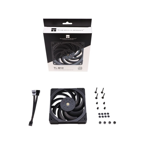 THERMALRIGHT TL-B12 rendszerhűtő ventilátor fekete