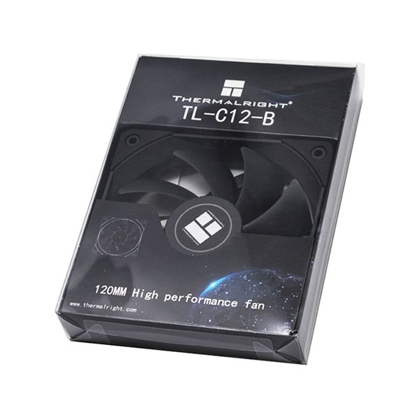 THERMALRIGHT TL-C12-B rendszerhűtő ventilátor fekete