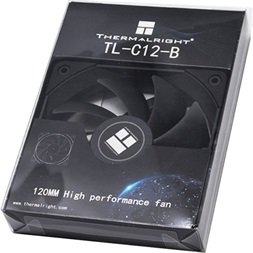THERMALRIGHT TL-C12-B rendszerhűtő ventilátor fekete