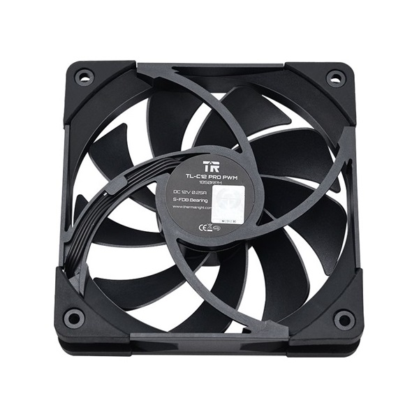 THERMALRIGHT TL-C12 PRO rendszerhűtő ventilátor fekete