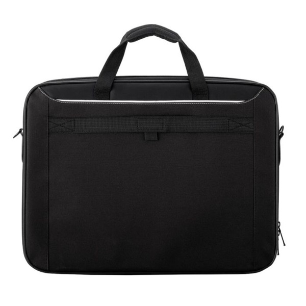 TOO 15,6" fekete notebook táska fehér dekor csíkkal (Újszerű)