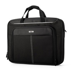 TOO 15,6" fekete notebook táska fehér dekor csíkkal (Újszerű)