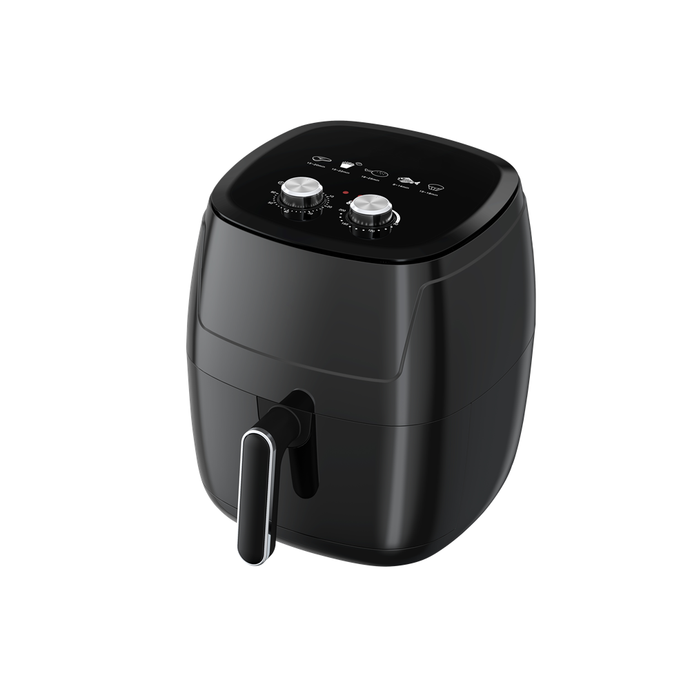 TOO AF-110B-1350 W fekete 5,2 L forrólevegős sütő (air fryer/airfryer)