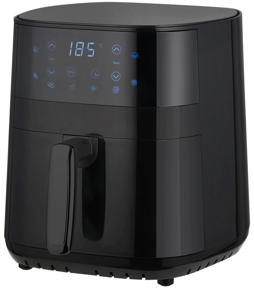 TOO AF-350-B-1400 W fekete 3,2 L forrólevegős sütő (air fryer/airfryer) digitális vezérléssel (Újszerű)