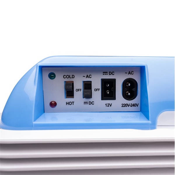 TOO ECW-124-BL 24 literes elektromos hűtőláda, fűtési funkcióval, 230V és 12V tápellátás is (AC/DC) (Újszerű)