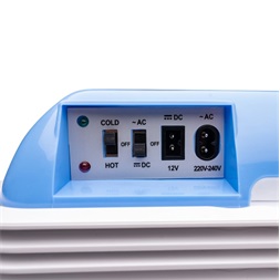 TOO ECW-124-BL 24 literes elektromos hűtőláda, fűtési funkcióval, 230V és 12V tápellátás is (AC/DC) (Újszerű)