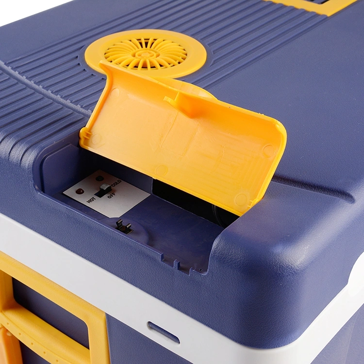 TOO ECW-150-BLO 50 literes elektromos hűtőláda, fűtési funkcióval, 230V és 12V tápellátás is (AC/DC)