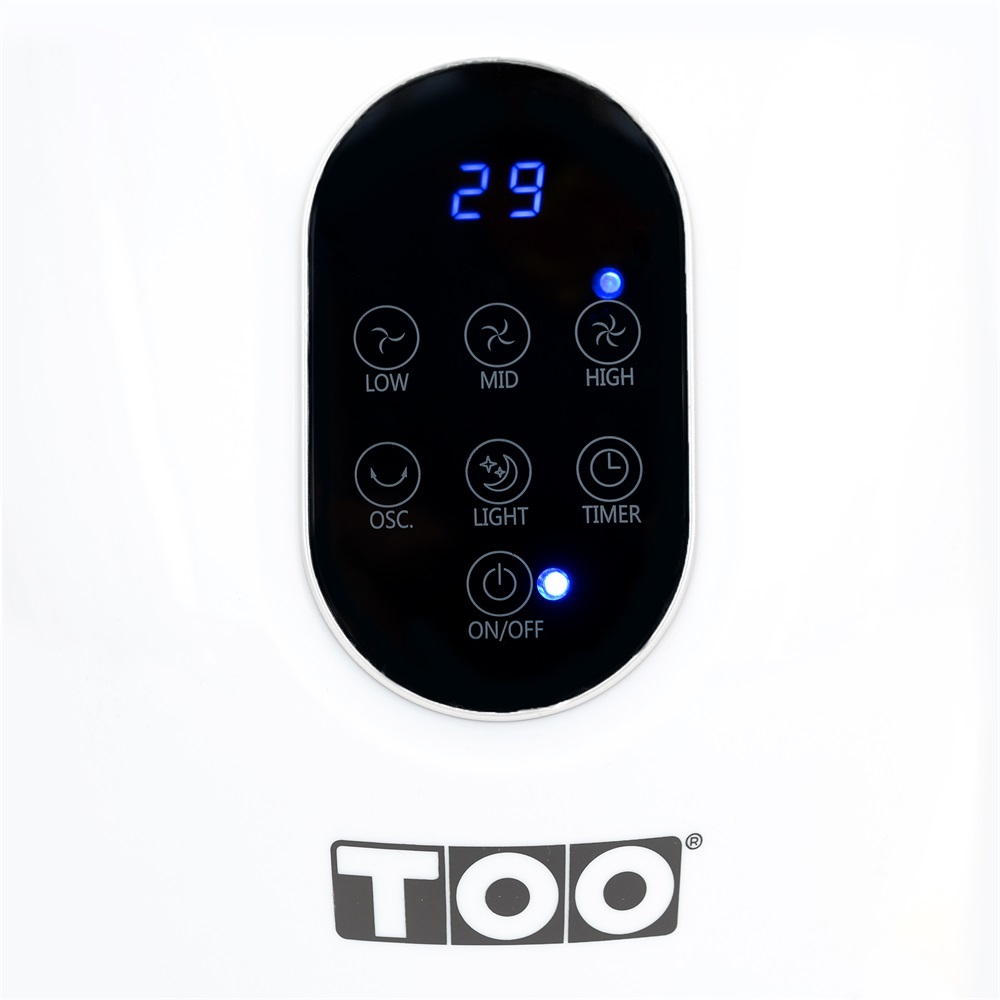 TOO FANB-50-101-W fehér lapát nélküli ventilátor (Újracsomagolt)