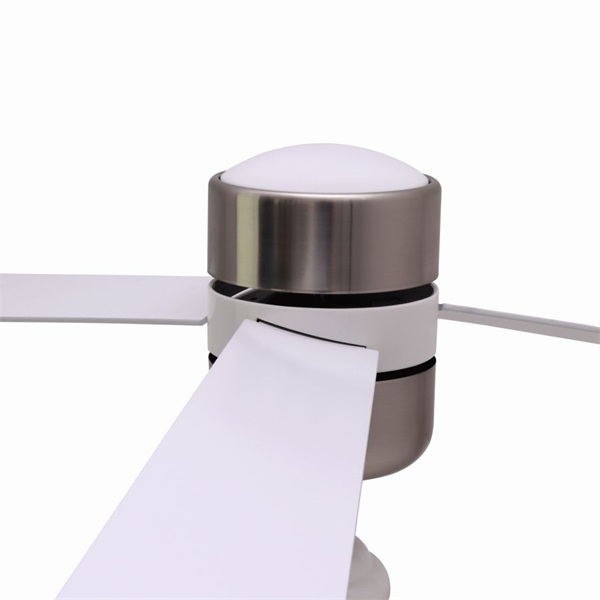 TOO FANC-120-333-W fali kapcsolós mennyezeti ventilátor LED világítással, 120 cm (Újszerű)