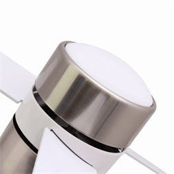 TOO FANC-120-333-W fali kapcsolós mennyezeti ventilátor LED világítással, 120 cm (Újszerű)