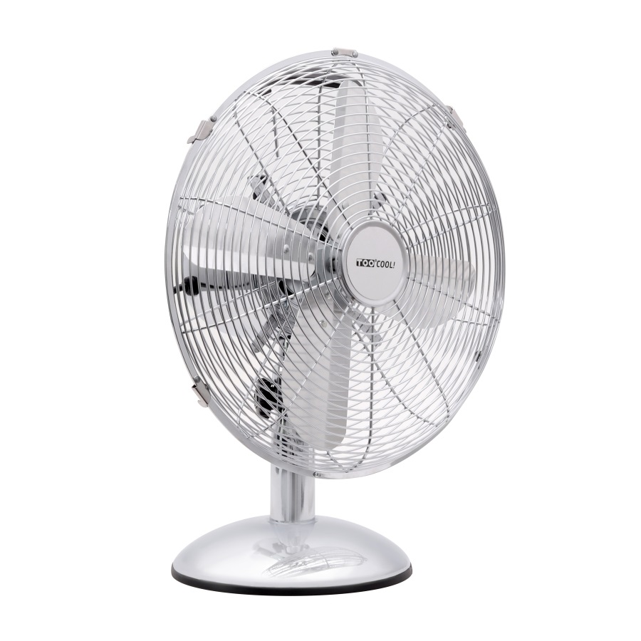 TOO FAND-30-300-M ezüst, 30 cm, sebességfokozat száma:3, 35 W, asztali ventilátor (Újszerű)