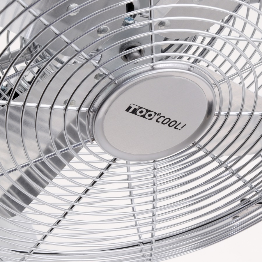 TOO FAND-30-300-M ezüst, 30 cm, sebességfokozat száma:3, 35 W, asztali ventilátor (Újszerű)