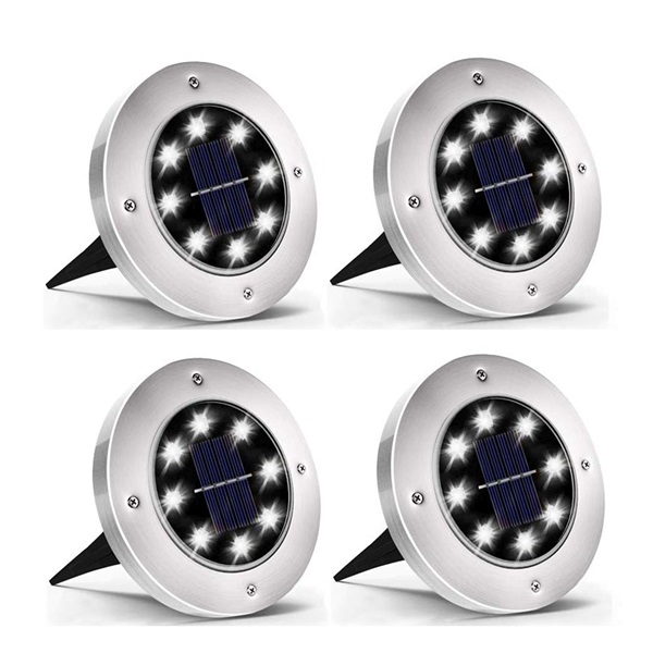 TOO GD-SL004SS-8LED 4db kültéri szolár LED dekorációs fény (Újracsomagolt)