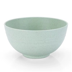 TOO KT-104 5db-os vegyes színekben búzaszalma műanyag tál szett, 13.5×6.5 cm (Újszerű)