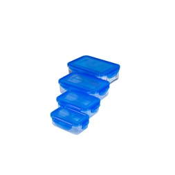 TOO KT-074 4db-os szett 250+500+900+1500ml-es téglalap alakú ételtároló doboz szett