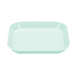 TOO KT-115 10db-os vegyes színekben búzaszalma műanyag tányér szett, 15×15×1.5cm