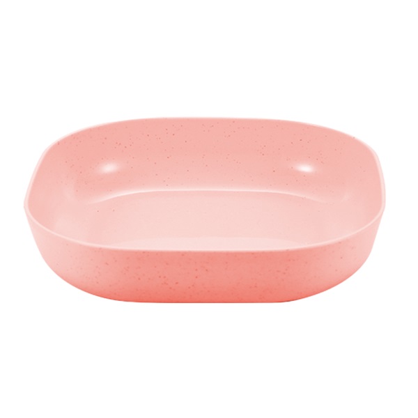 TOO KT-116 10db-os vegyes színekben búzaszalma műanyag tányér szett, 15×15×3cm (Újszerű)