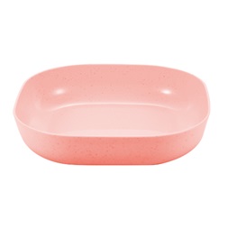 TOO KT-116 10db-os vegyes színekben búzaszalma műanyag tányér szett, 15×15×3cm (Újszerű)