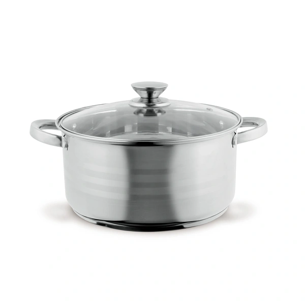 TOO LP-7170 prémium rozsdamentes 6 darabos edénykészlet, 7,2 liter+10 liter+13,3 liter fazék/lábas+fedők