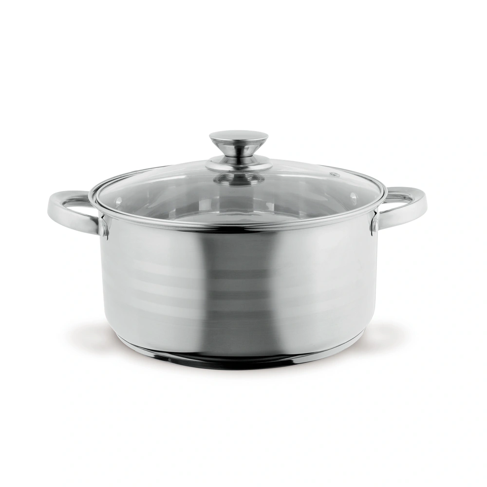 TOO LP-7170 prémium rozsdamentes 6 darabos edénykészlet, 7,2 liter+10 liter+13,3 liter fazék/lábas+fedők