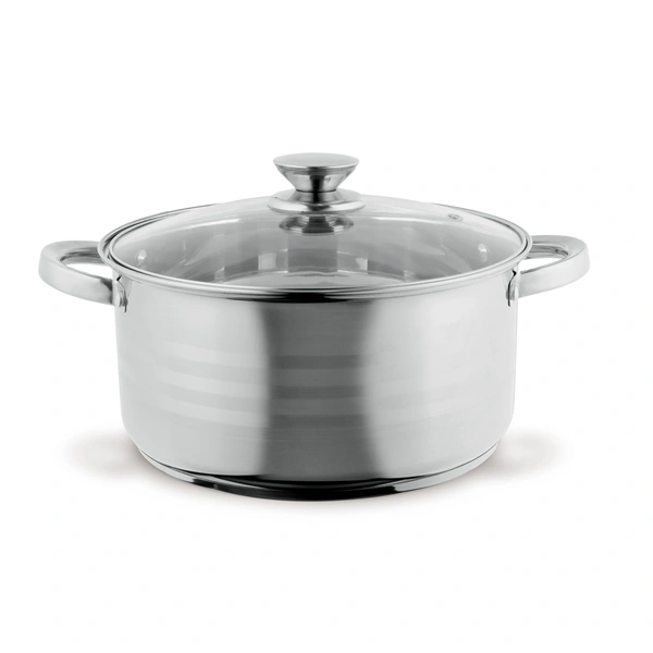 TOO LP-7170 prémium rozsdamentes 6 darabos edénykészlet, 7,2 liter+10 liter+13,3 liter fazék/lábas+fedők