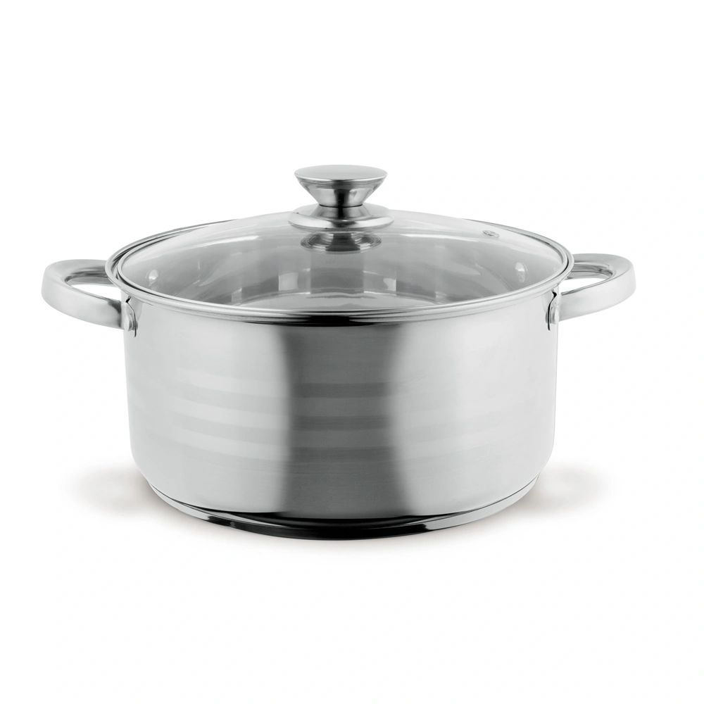 TOO LP-7170 prémium rozsdamentes 6 darabos edénykészlet, 7,2 liter+10 liter+13,3 liter fazék/lábas+fedők