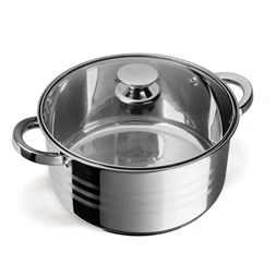 TOO LP-7170 prémium rozsdamentes 6 darabos edénykészlet, 7,2 liter+10 liter+13,3 liter fazék/lábas+fedők