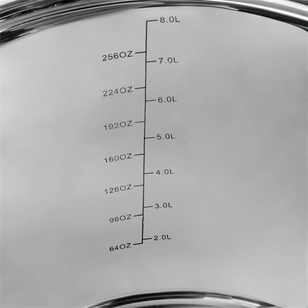 TOO LP-7170 prémium rozsdamentes 6 darabos edénykészlet, 7,2 liter+10 liter+13,3 liter fazék/lábas+fedők