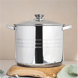 TOO LP-7170 prémium rozsdamentes 6 darabos edénykészlet, 7,2 liter+10 liter+13,3 liter fazék/lábas+fedők