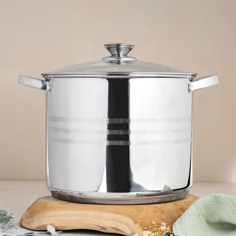 TOO LP-7170 prémium rozsdamentes 6 darabos edénykészlet, 7,2 liter+10 liter+13,3 liter fazék/lábas+fedők