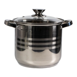 TOO LP-7171-5L prémium rozsdamentes edény  5,6 liter fazék/lábas+fedő 20 x 18cm