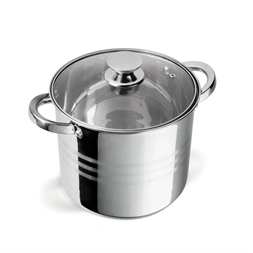 TOO LP-7171 prémium rozsdamentes 6 darabos edénykészlet, 4,3 liter+5,6 liter+7,2 liter fazék/lábas+fedők