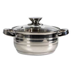 TOO LP-7172-2L prémium rozsdamentes edény  2,3 liter fazék/lábas+fedő 18 x 9cm